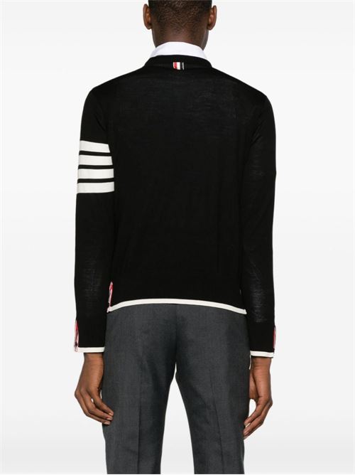 Maglione con dettaglio a 4 righe THOM BROWNE | MKA002DY1014001